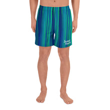 Load image into Gallery viewer, SweetFeels Ocean-Striped Long Shorts