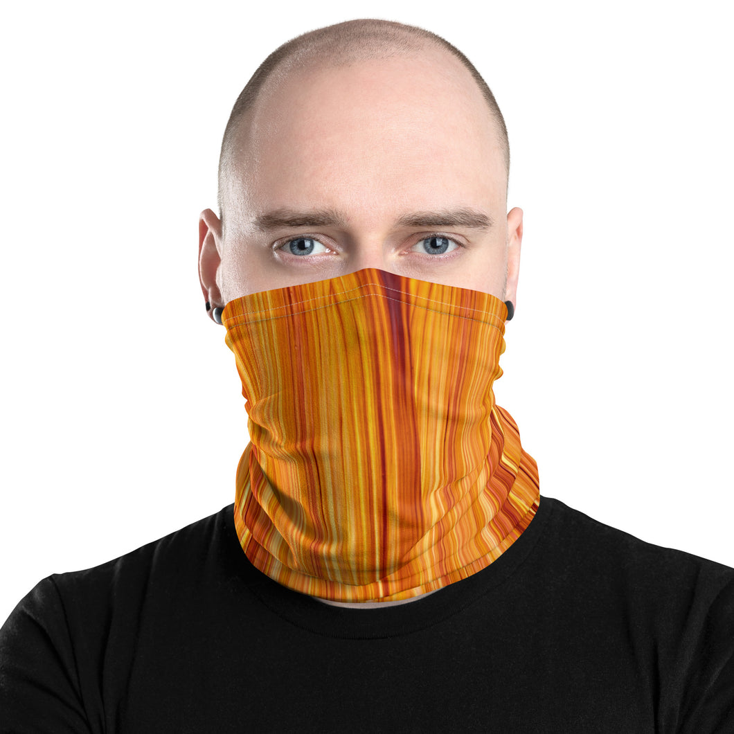 SweetFeels Fire-Striped Neck Gaiter