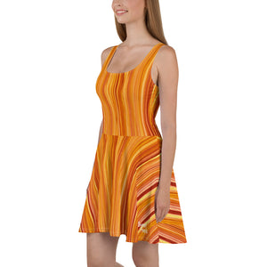 SweetFeels Fire-Striped Dress