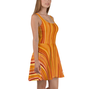 SweetFeels Fire-Striped Dress