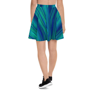 SweetFeels Ocean-Striped Skirt