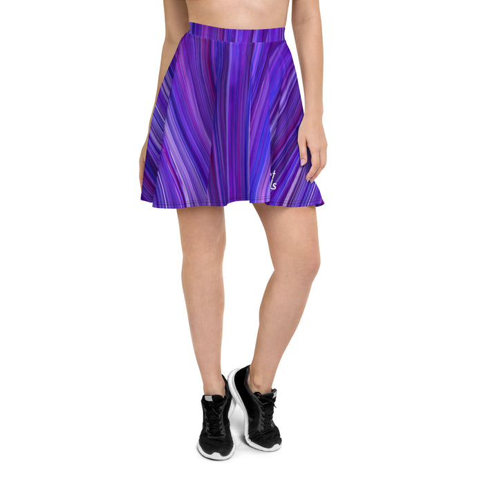 SweetFeels Amethyst-Striped Skirt