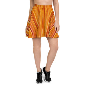 SweetFeels Fire-Striped Skirt