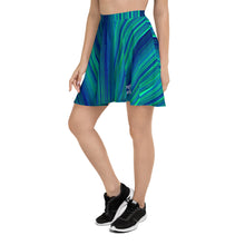 Load image into Gallery viewer, SweetFeels Ocean-Striped Skirt