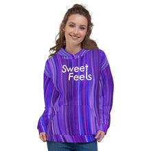 Load image into Gallery viewer, SweetFeels Amethyst-Striped Hoodie