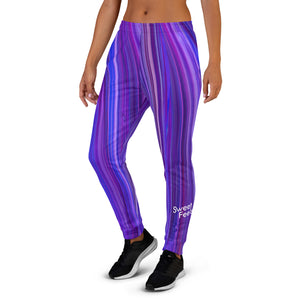 SweetFeels Amethyst-Striped Joggers