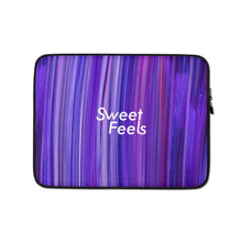 Load image into Gallery viewer, SweetFeels Amethyst-Striped Laptop Sleeve