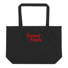 Load image into Gallery viewer, Large organic SweetFeels tote bag